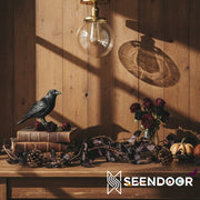 Glorica Glass Minimalist Globe Ceiling Fixture for Bedroom & Office